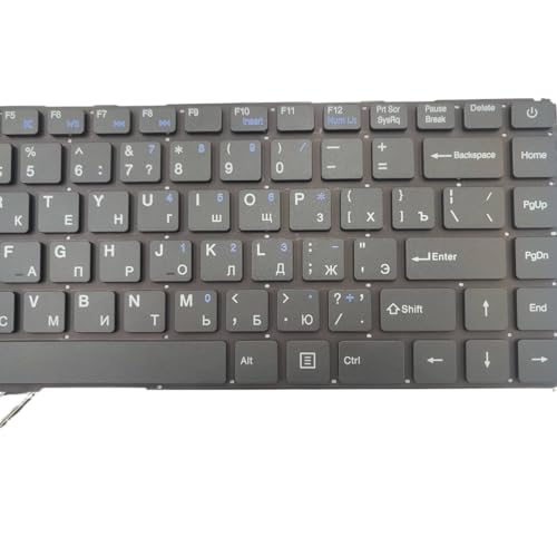 Clavier de rechange portable RU US noir pour écriture bilingue