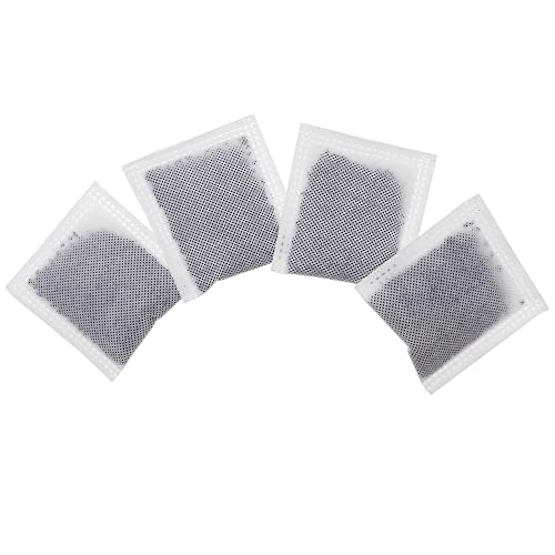 4 Pack Compact Activated Charcoal Odor Absorbing Filter Refill Deodorizer Compatible with iTouchless Cans 2.5 Gal, 3 Gal, 4 Gal and Other SmallTrash Cans Under 8 Gallons with Filter Compartment