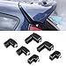 Bevinsee Wing Spoiler Riser Kit Compatible with Ford Fiesta ST Hatchback 2014-2019 Black