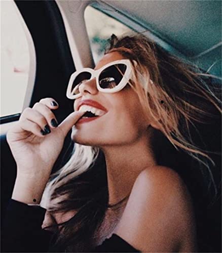 ADE WU Trendy Oversized Sunglasses Womens Ladies Designer Big Large Chunky Square Sun Glasses UV4002