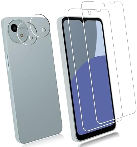 （03:00時点） 【2+2枚セット】 2枚 対応 AQUOS wish 5 SH-52F 専用の ガラスフィルム + 2枚 For AQUOS Wish 5 カメラ保護フィルム 強化ガラス 超薄型 液晶保護フィルム FOR Wish5 専用の 日本旭硝子素材AGC 高透過率 硬度9H 飛散防止 PCduoduo