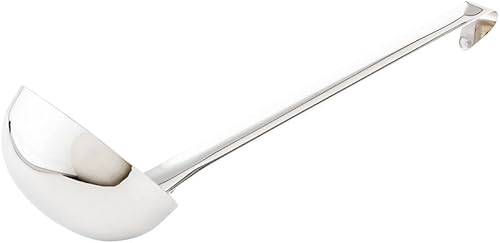 Restaurantware Met Lux - Cucharón para porciones de 12 onzas, 1 cuchara multiusos para servir, no se corroe, lavable en lavavajillas, de acero
