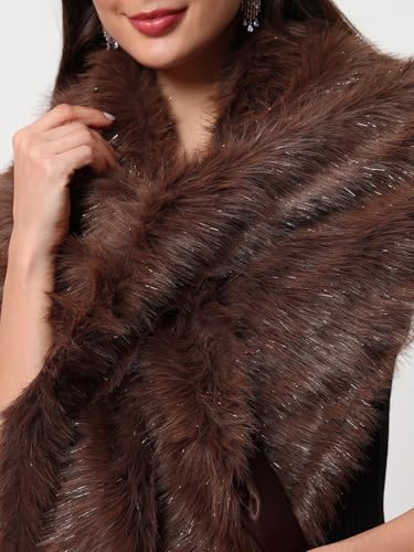 Image of Extra Large Women's Faux Fur Collar for Winter Coat