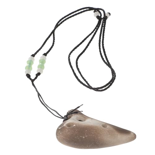 Generic Mini Ocarina Portátil de Dolomita Sonido Natural y Ligero para Regalos y Reuniones Familiares Color Aleatorio Color Aleatorio