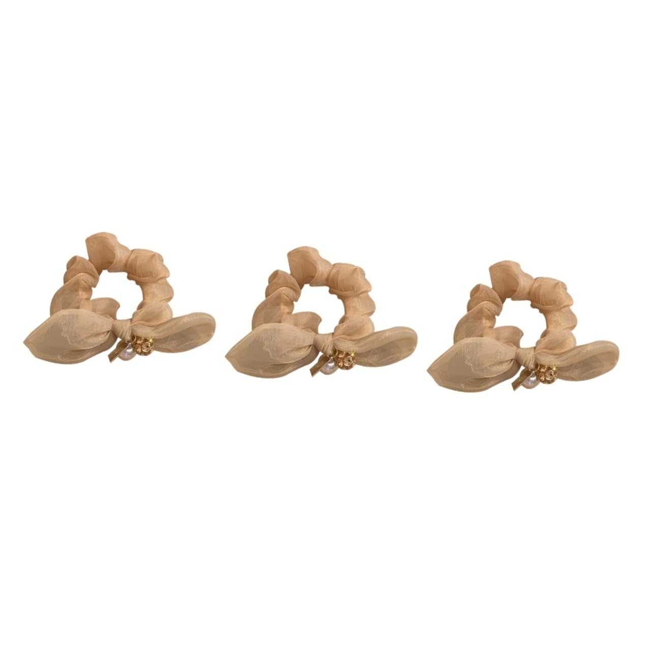 FOMIYES 3piezas Accesorios Para Cabello De Mujer Cinta De Moño Coleta De Organza Diseño Elegante Para Niñas y Ocasiones Especiales