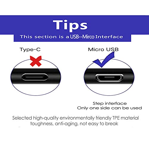 Replacement Usb Charger Charging Cable Cord For Ring Enabled Ring Video Doorbell 2/3/Plus / 4 (2020 Release) Power Cord, Peephole Cam,Doorbell Pro,Doorbell 2 3 Camera Battery Charging Cable (Orange) #TOP4