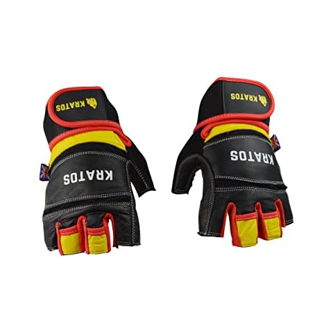 Kratos Gym Gloves Weight lifting gloves for exercise workouts, Sport, CrossFit Training, Breathable and padded. Suitable for Men and Women Cover