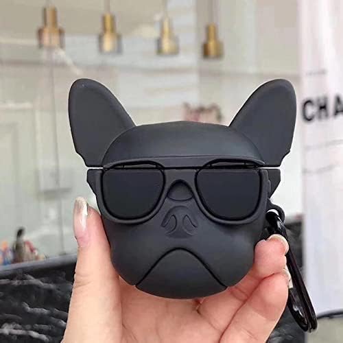 Image of Airpods Pro 2 Protective Liquid Silicone Case for AirPods (DJ Dog BLK)