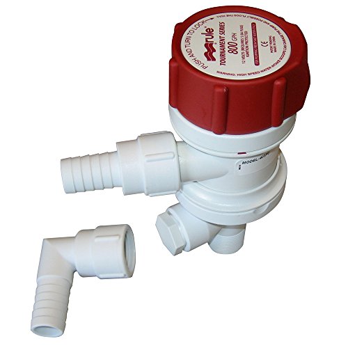 Rule 403FC Livewell / Baitwell Pump, Tournament Series, Removable Motor Cartridge, 800 GPH...