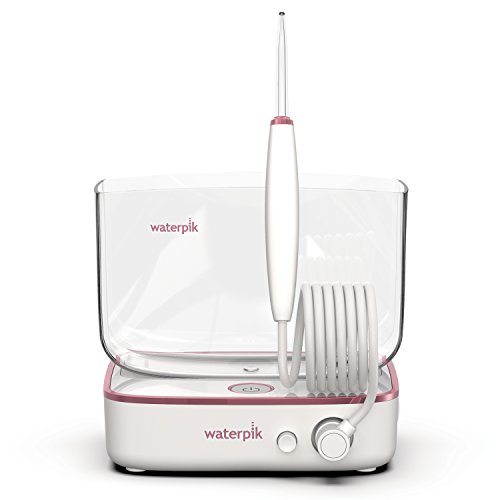 Waterpik Sidekick Portable Water Flosser for Travel & Home, White/Rose Gold