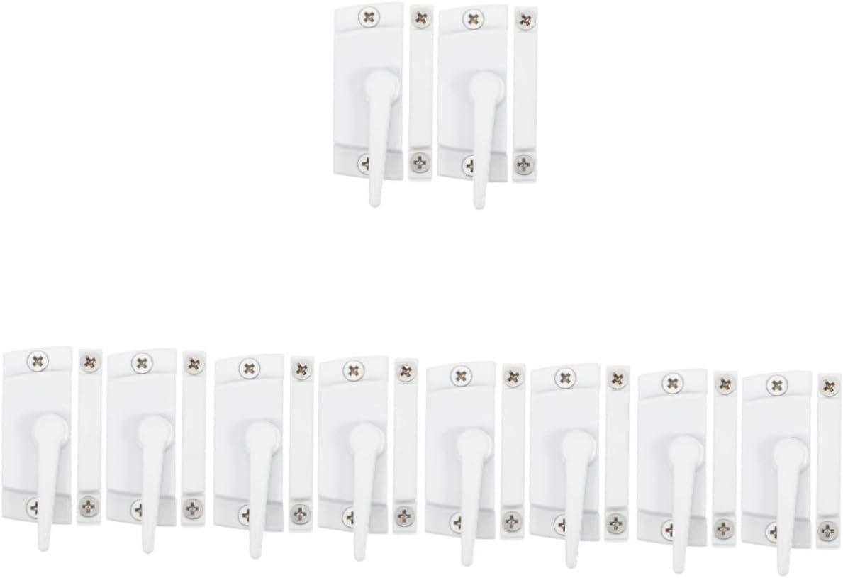10sets Sliding Window Locks Security Boys and Girls Window Latches Replacement Parts