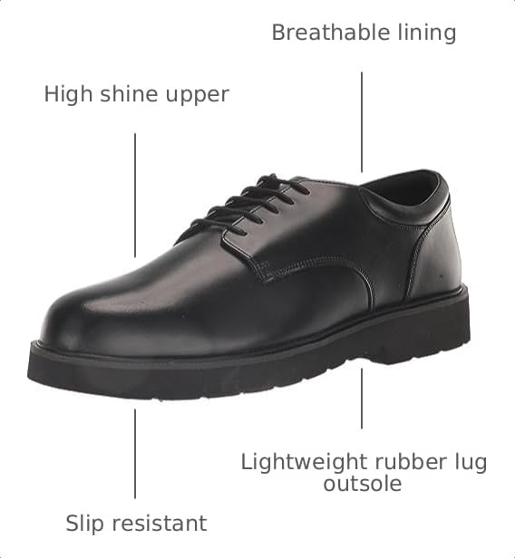Image of Bates Men's High Shine Duty Work Shoe