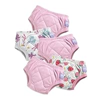 Bambino Mio Töpfchen-Trainingshose für Kleinkinder, 5er-Packung, 3-4 Jahre, Rosa Zauberreich - wiederverwendbare, waschbar, Baby und Kleinkind, Jungen und Mädchen mit Kreuzstich