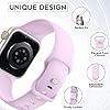 Higgs 6 Pezzi Cinturino Silicone Compatibile con Cinturino Apple Watch 40mm 41mm 38mm 42mm 44mm 45mm 46mm 49mm Donna Uomo, Cinturini Sportivo Silicone Morbido per iWatch Series SE 9 8 7 6 5 4 3 2 1 #1