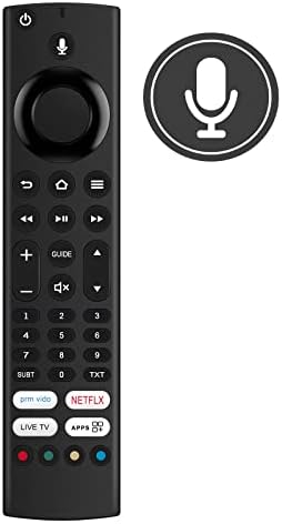 Replacement Voice Remote Control RM-C3253 Fit for JVC & Bush Fire TV Edition Smart 4K HDR LED TV LT-40CF890 LT-43CF890 LT-43CF890A LT-49CF890 LT-50CF890 LT-55CF890 LT-65CF890