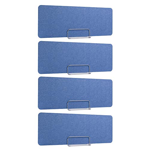 Lot de 4 écrans de protection anti-éternuements pour bureau et comptoir