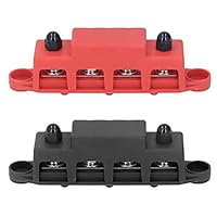 4 polige Sammelschiene 48V 250A mit Messingplatine M8 Schraubklemmen für Gleichstromanlagen