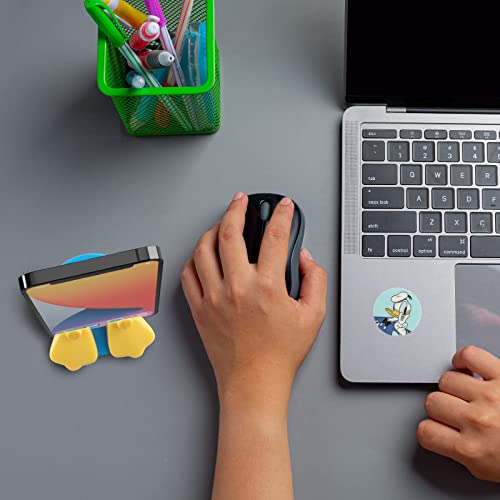 Disney Donald Duck Feet Cell Phone Holder With Bonus Decal Sticker- Cell Phone Stand For Desk Home/Office-Universal Desk Phone Stand Compatible With Android/Iphone And More- Blue Donald Decal #TOP3