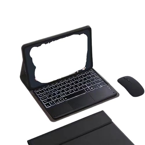Teclado QWERTY para Xiaomi Pad 8 Pro y 7 en funda de cuero para trabajar en cafeterías 2