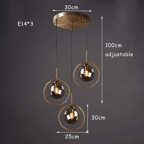 Ilo de cuisine bar pendentif éclairage industriel ambre - 5