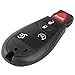 KEYALL 2 Pack 5 buttons Remote Control Car Key Fob 2008-2010 Fit for Jeep Commander 3.7L,2008-2010 Fit for Jeep Commander 4.7L M3N5WY783X,IYZC01C,68066849,68043590AC,IYZ-C01C,68066849AD