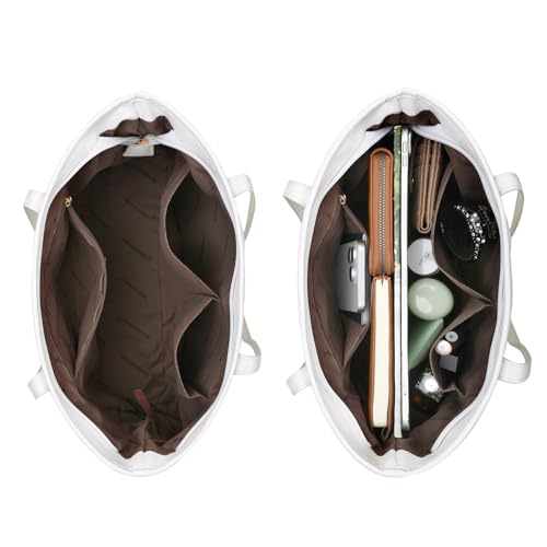 Montana West Quilted Tote Bag for Women Large Shoulder Bag Fashion Handbags with Top Zipper - Image 6