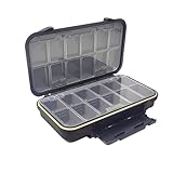 Aventik Waterproof Fly Box Two Sided Easy Grip Foam Light Weight Fishing Tackle Box Large Capacity(H027)