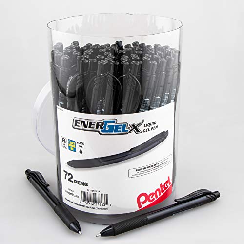 Stylo Pentel EnerGel-X noir de 1mm pour la prise de notes au bureau