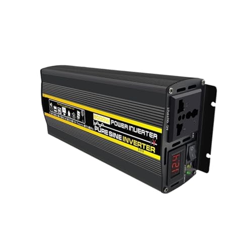 Onduleur sinusoïdal pur 12V 220V puissant contre les coupures d'électricité à la maison