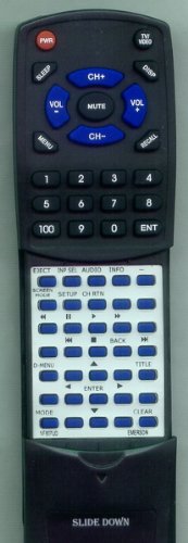 Replacement Remote Control for Emerson LD195EMX, NF607UD