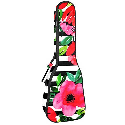 Sac de transport étanche pour ukulélé ténor motif floral le cadeau musical idéal