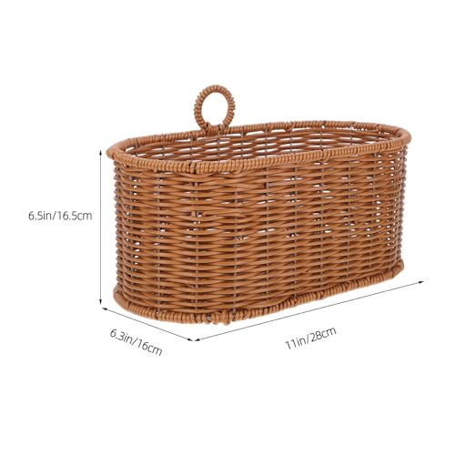 Cesta colgante de diseño elegante y estructura de hierro para el hogar 3