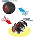 Ghost Mecard Whale King and ICHEONSOONGI Mini Monster Toy Transforming Ghost Monkey from Ball Shape Shooting Pop Up on White Ghost Rider