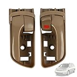 Magimaker 69206-AE010 69205-AE010 Inside Interior Door Handles Compatible with Toyota Sienna 2004 2005 2006 2007 2008 2009 2010 Replace 69206-AE010-B1 Front Left & Right Door Handle