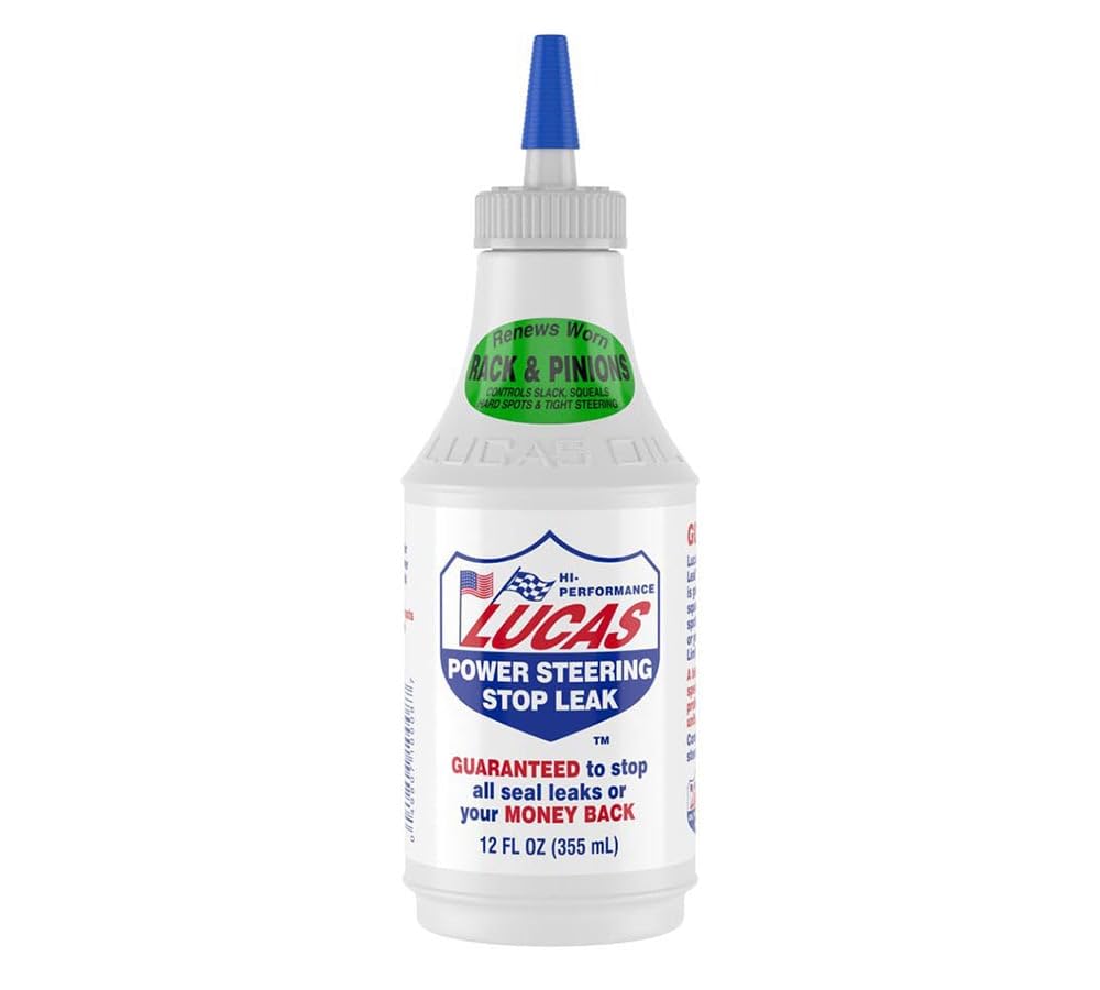 Mytee Products (4 Pack) Lucas Oil 10008 Power Steering Stop Leak - 12 Ounce