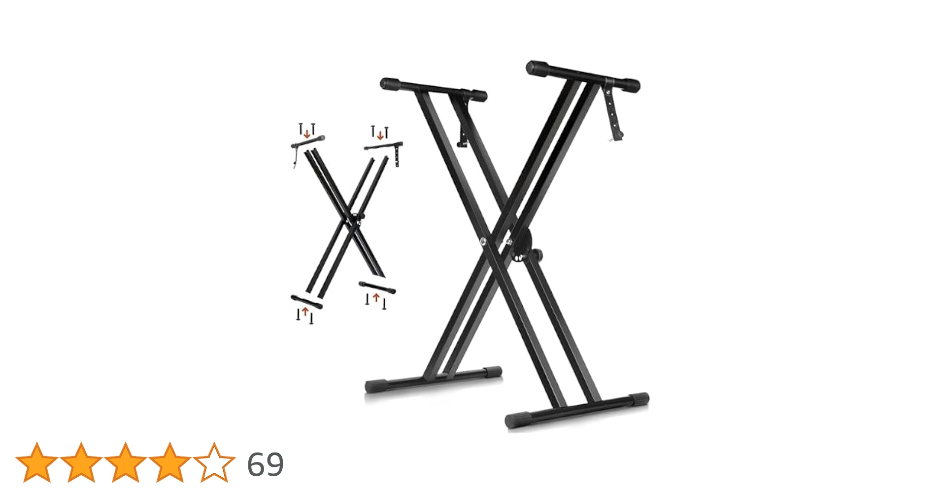 TØRTE 鍵 電子ピアノ 本体と付属品、キーボードスタンド付き Amazon.co.jp: KAKETE キーボードスタンド X型 電子ピアノ