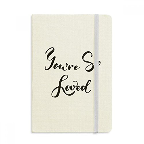 Carnet You Are So Loved rigide fini les pages froissées en voyage