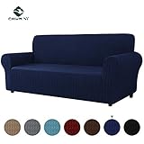 CHUN YI - Rhombus Sofa Cover 23 Stretch Sofa Slipcovers 1-Piece Couch Cover Furniture Protector Arm Chair Loveseat Coat Soft High Elastic Material, Checks Spandex Rhombus Fabric(X-Large,Cream White)