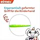 elmex Lern-Zahnbürste 0-2 Jahre, 6 Stück – altersgerechte Zahnreinigung mit weichen Borsten und ergonomischem Griff – gewöhnt Babys spielerisch an das Zähneputzen