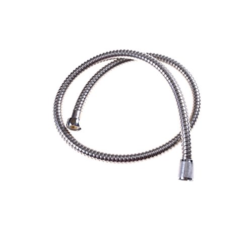 Manguera cromada flexible de acero inoxidable para evitar enredos y fugas en el baño 2