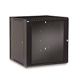 Kendall Howard 12U LINIER Swing-Out Wall Mount Cabinet - Glass Door