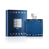 Frischer Duft Azzaro Chrome, Parfüm für Herren, Eau de Parfum, Frischer und zitrischer Duft mit Bergamotte, Tannenbalsam und Mastixstrauch, 100 ml