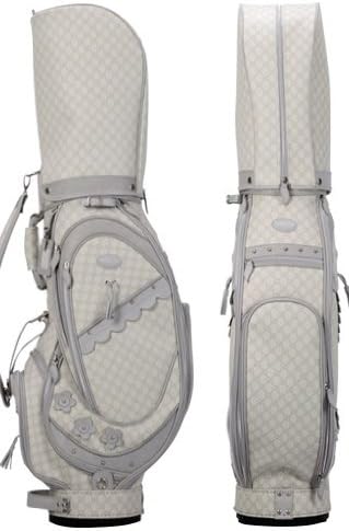 RZ GOLF Stylish Victor Ladies Golf Stand Bag (White+Plum)