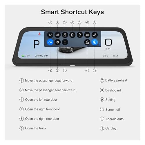 Tesla HUD de 9,6 pulgadas compatible con Modelo 3 e Y 2025 3