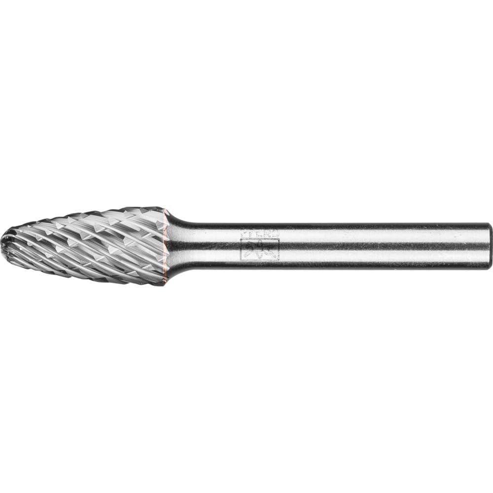 Pferd Fresa Metal Duro Forma Árbol Rbf (10 x 20 x 60 millimeters), Mango 6 millimeters, dentado: Allround, Uso en Los Principales Materiales