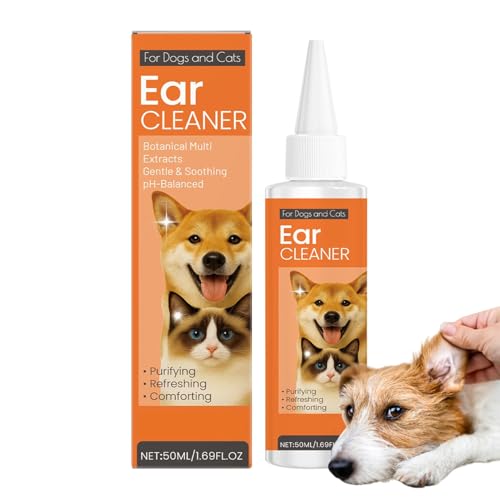 Byuexhp Ohrreiniger für Hunde 50ml