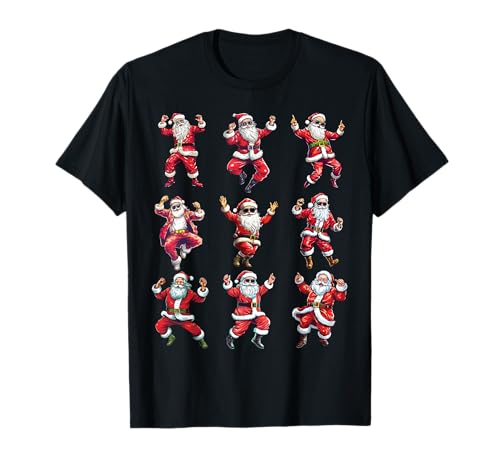 Santa's Dance Party Christmas Santa Clause Dancing Xmas T-Shirt
