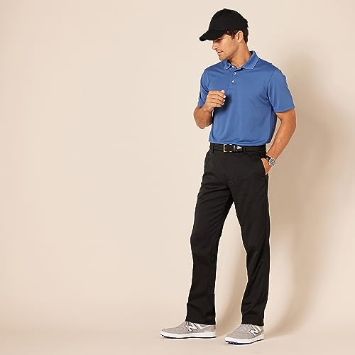 Amazon Essentials Herren Golf-Stretchhose, Klassischer Schnitt (erhältlich in Big & Tall), Schwarz, 36W / 34L