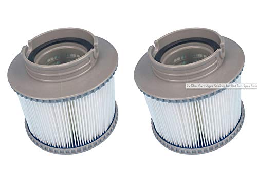 FLY MEN durables, Portables, 2pcs Filtre Cartouches Passoire for Spa Spas Piscine Piscine Accessoires Lac Bay Sports Adventure Diver Matériau de qualité