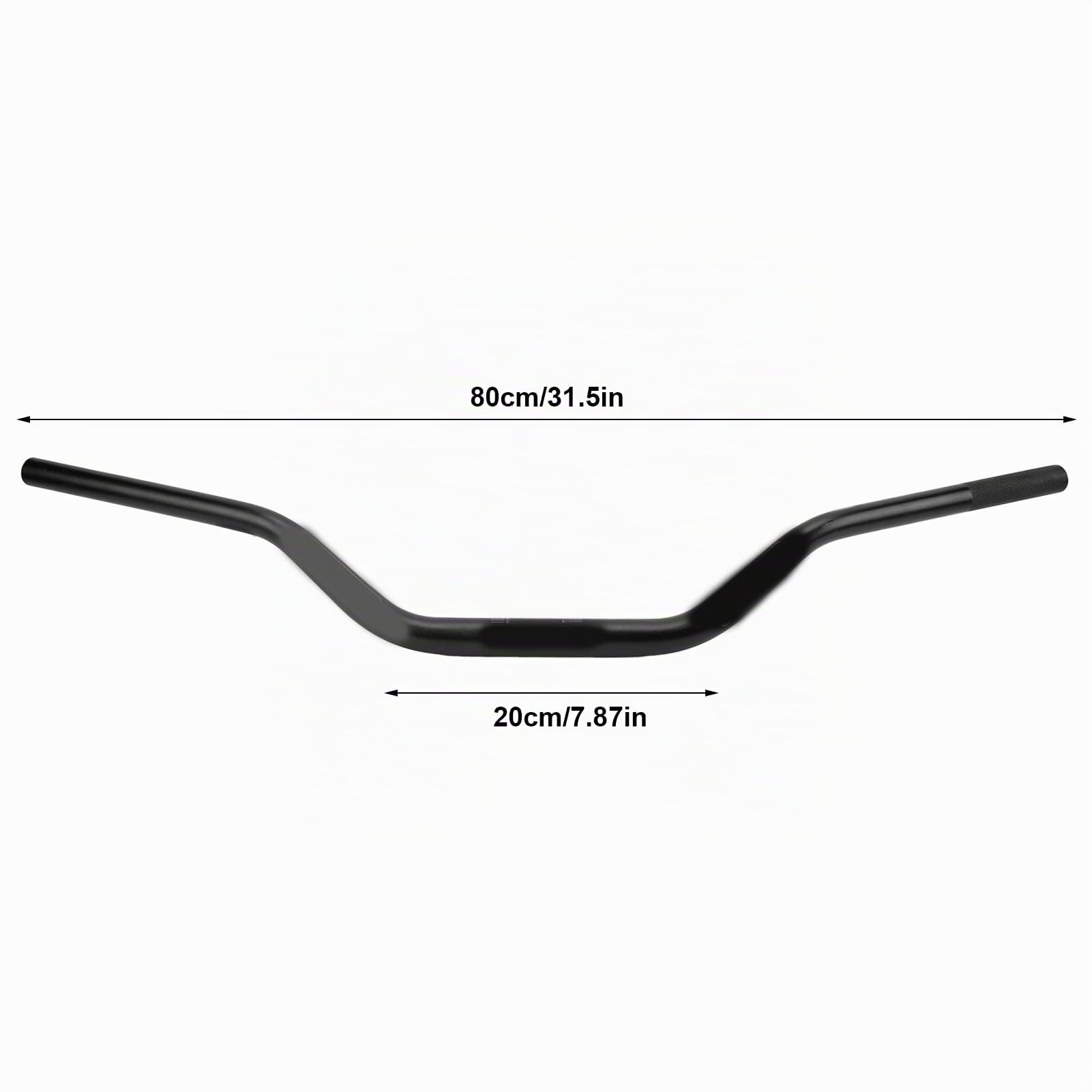 28 mm Poignées Courbes en Aluminium Anodisé pour Moto Barre de Guidon Moyenne Remplacement Universel pour CRF230F